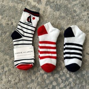 Bundle of 3 pairs Janie and Jack socks